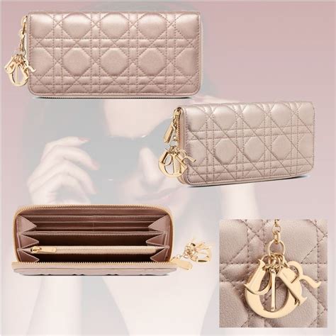 dior wallet silver|christian Dior wallets for women.